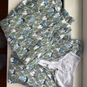 💚🐧ROLLER RABBIT GREEN PJS🐧💚